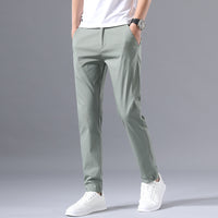 Summer Ice Silk Trousers Breathable Casual Men’s Pants